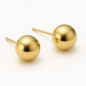 Classic Gold Stud Earrings ⚜️